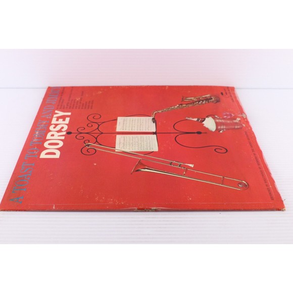 A Toast To Tommy & Jimmy Dorsey Orchestra 1957 Mono Jazz Vinyl LP Record 5047 - Picture 3 of 16